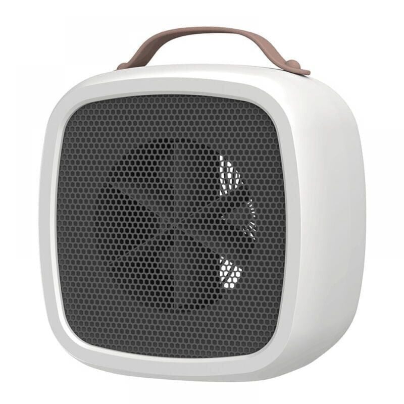 Mały podgrzewacz biurkowy - Mały przenośny podgrzewacz solarny - Podgrzewacz wtykowy chroniący przed oparzeniami - 2. prędkość - (biały)