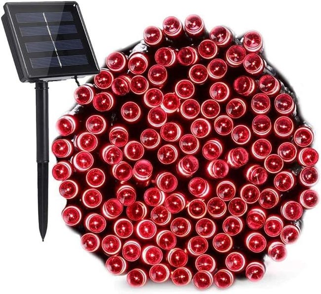 Guirlande Solaire Extérieure de Tuyau, 12M 100 LED Guirlande extérieure Guirlande Solaire Extérieure de Tuyau, 12M 100 LED Guirlande extérieure
