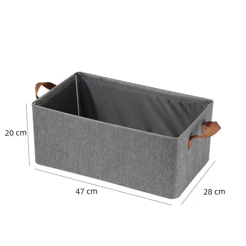 4 bacs de rangement pour vêtements, conteneurs rectangulaires pliables en polyester, boîtes de rangement pour organiser la chambre à coucher - 2