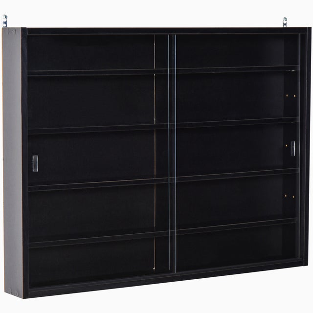 Vetrinetta Da Parete In Legno Stile Etnico Ciliegio Con Vetri Temperati, VMEBR6HT-CLG, Già Assemblata - 5
