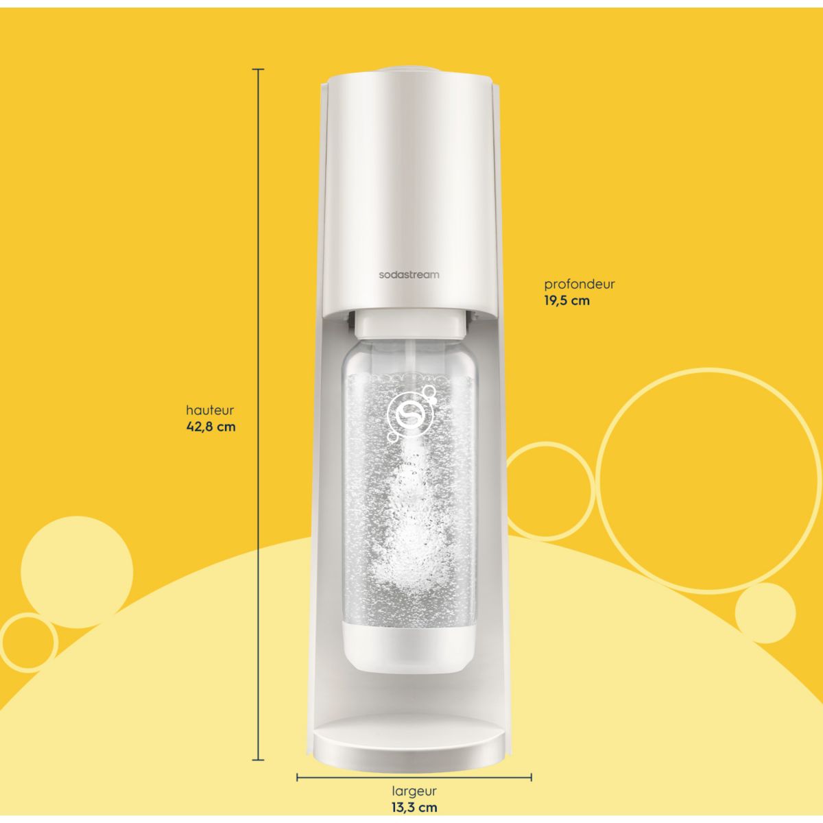 Machine à soda SODASTREAM CLASSIC Blanche | Leroy Merlin