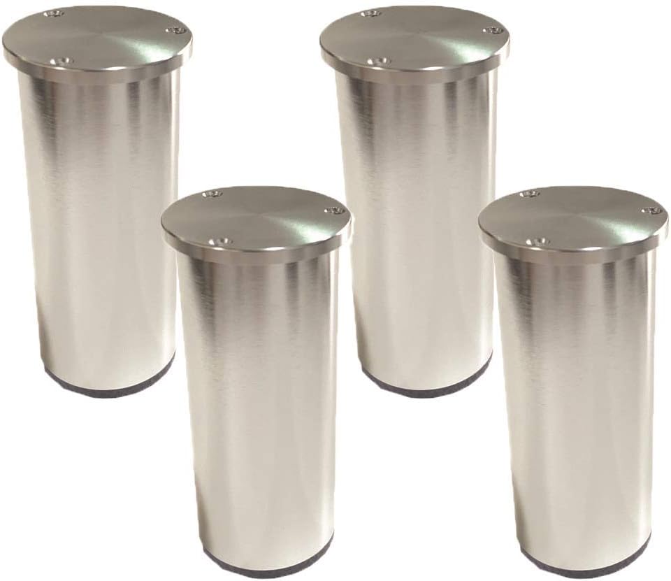 Picioare reglabile pentru mobilă în stil european, fabricate din aliaj de aluminiu, set de 4. Potrivite pentru dulapuri, mese și canapele. 4buc
