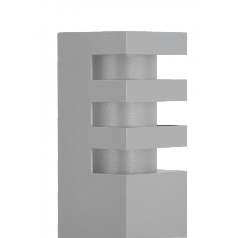 Lampa ogrodowa stojąca Rado srebrna 1xE27x18W IP54 wym: 75 x 8 x 8 cm aluminium SU-MA