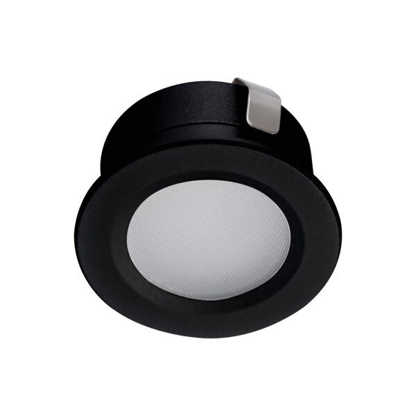 Oprawa stropowa sufitowa wpuszczana Imber czarna LED 1W 6500K 30lm wym: 1,63 x 3 x 3 cm okrągła Kanlux