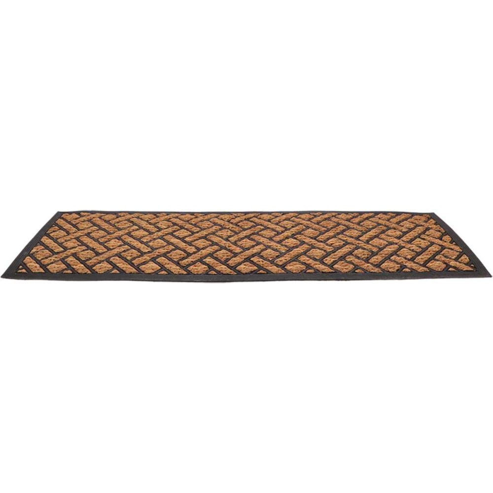 Tapis en coco et caoutchouc Tissage XL Esschert Design - 3