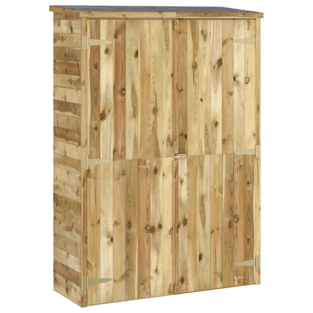 Cache Poubelle Triple en Bois à Portes Verrouillables, Abris Poubelles Cache Poubelle Triple en Bois à Portes Verrouillables, Abris Poubelles