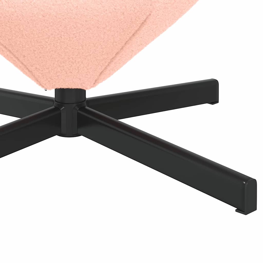 Poltrona uovo Rosa 63 x 73 x 90 cm Tessuto vidaXL - 8