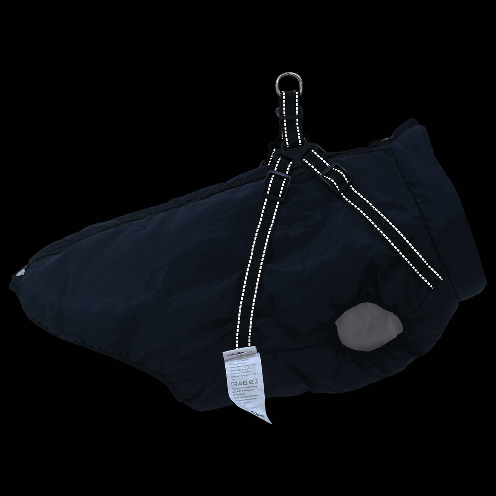 Abrigo para Perros Azul marino L48 Vellón y poliéster vidaXL - 9