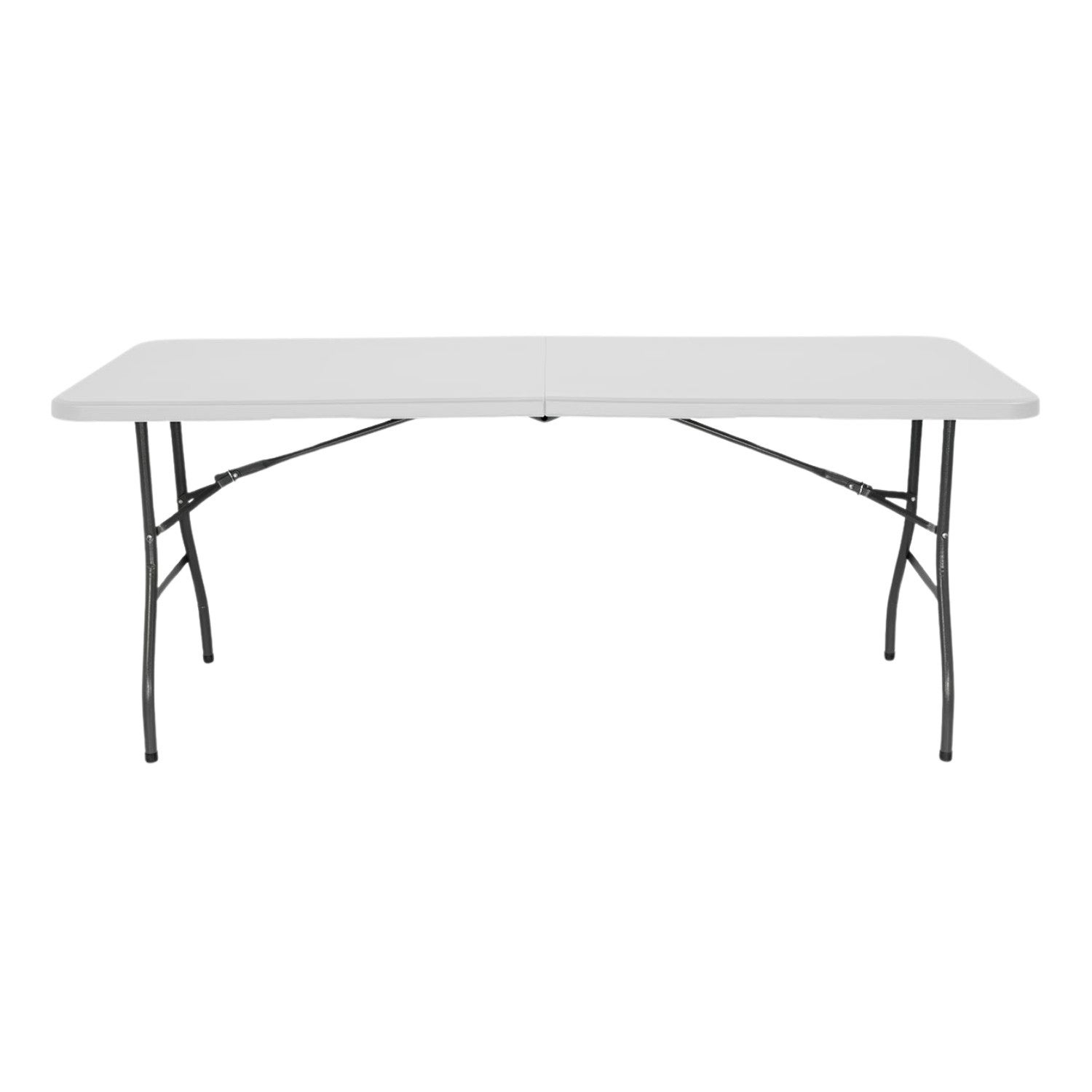 Mesa de buffet dobrável retangular, branca, 240x74 cm Thinia Home - 2