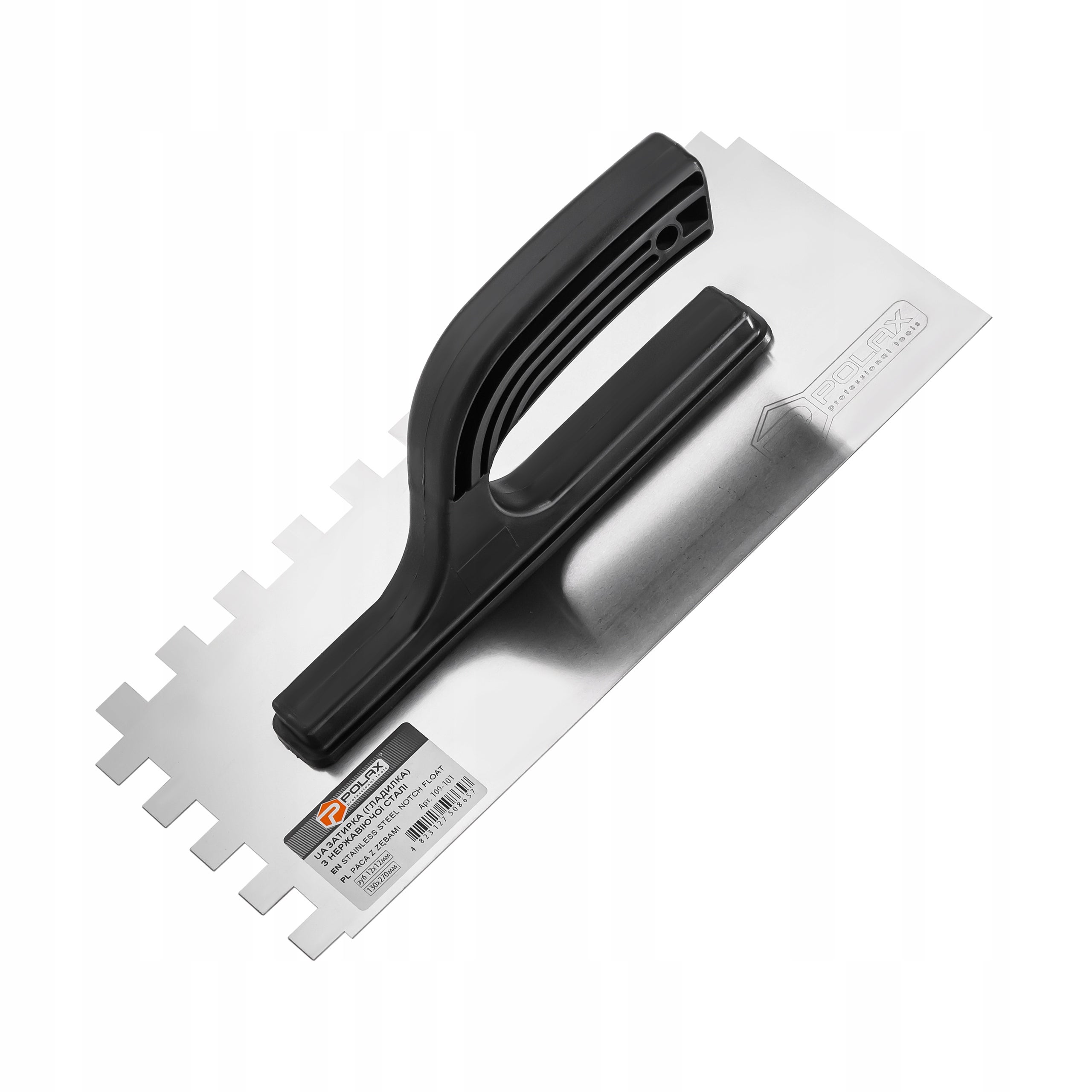 Paca nierdzewna zębata 130 Х 270 mm ząb 12*12 Polax