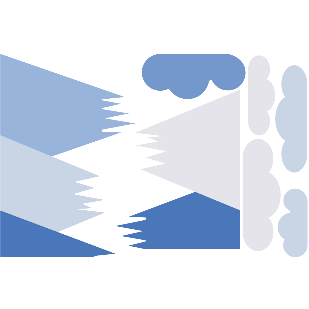 Adesivo bambino di montagna scandinavo linka - Sticker adesivo - adesivi murali - 50x75cm - 2