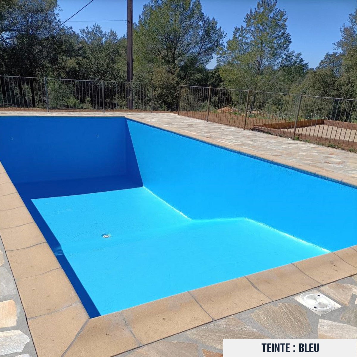 PEINTURE PISCINE BÉTON - 12 Couleurs - HAUTE RESISTANCE 7 ans - ARCAPISCINE Bleu - 10 L - ARCANE INDUSTRIES - 9