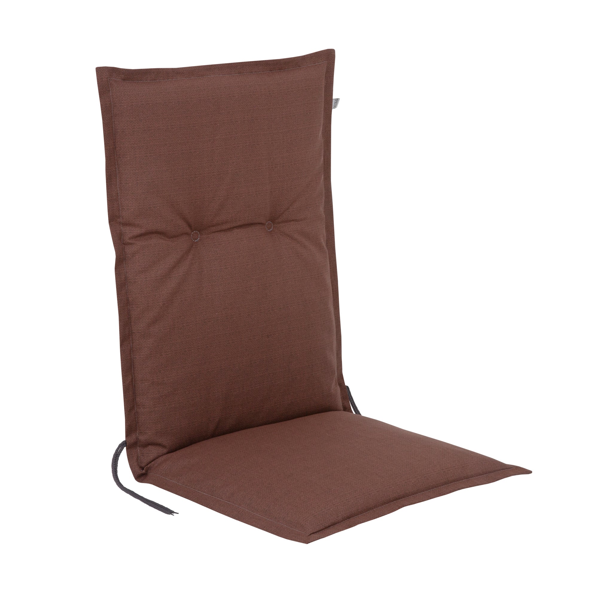 Poduszka na krzesło ogrodowe 100 x 46 cm Malezja Niedrig brązowy PATIO