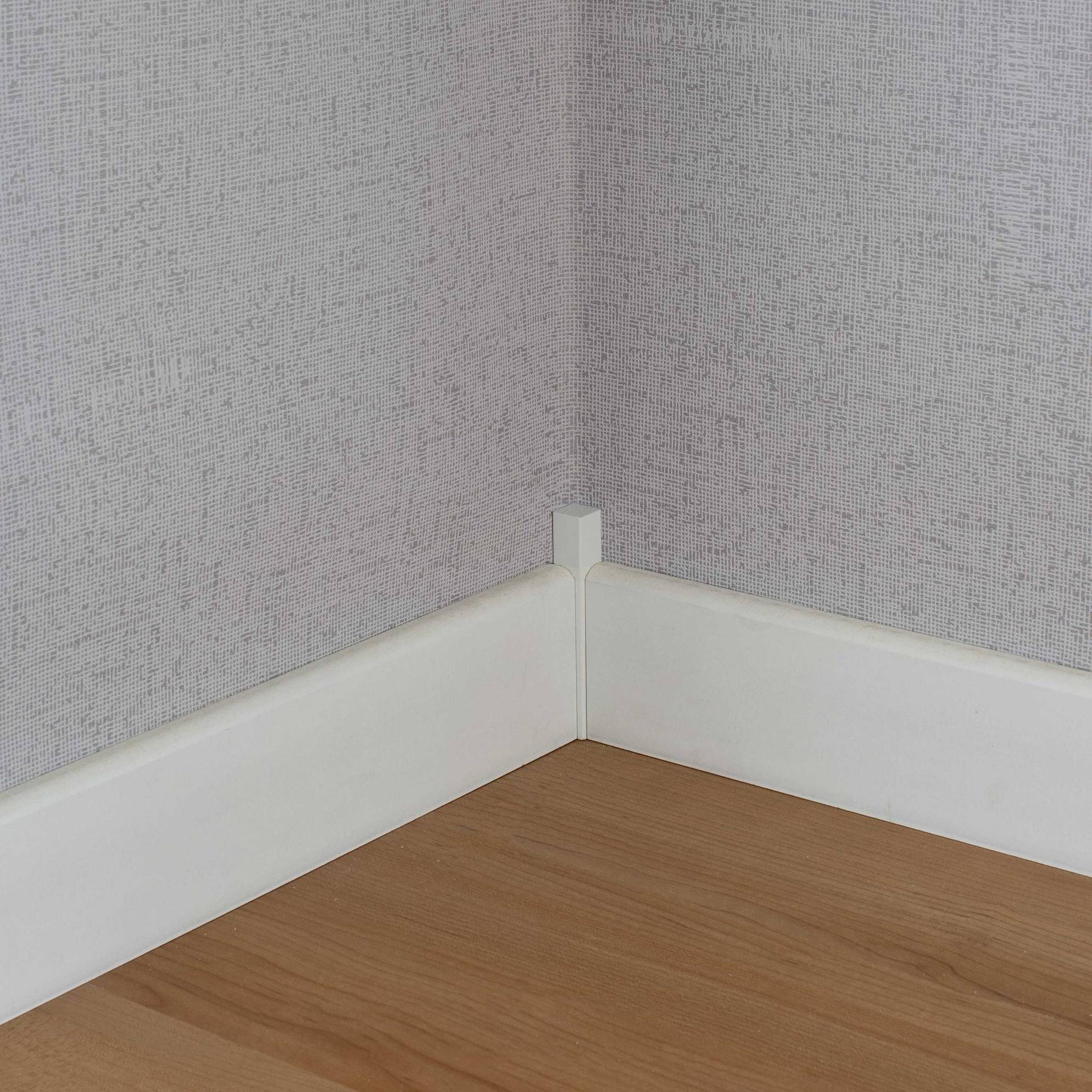 PROVISTON Plinthe 14 x 80 x 2440 mm MDF Prépeinte Plinthe arrondie lot de 5 - 8