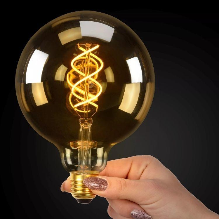 Ampoule filament ambre E27 LED - Lucide G125- 49033/05/62 - 2