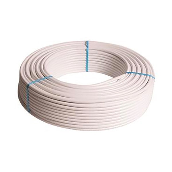 Tube multicouche nu blanc Ø26, en couronne de 50m, HENCO