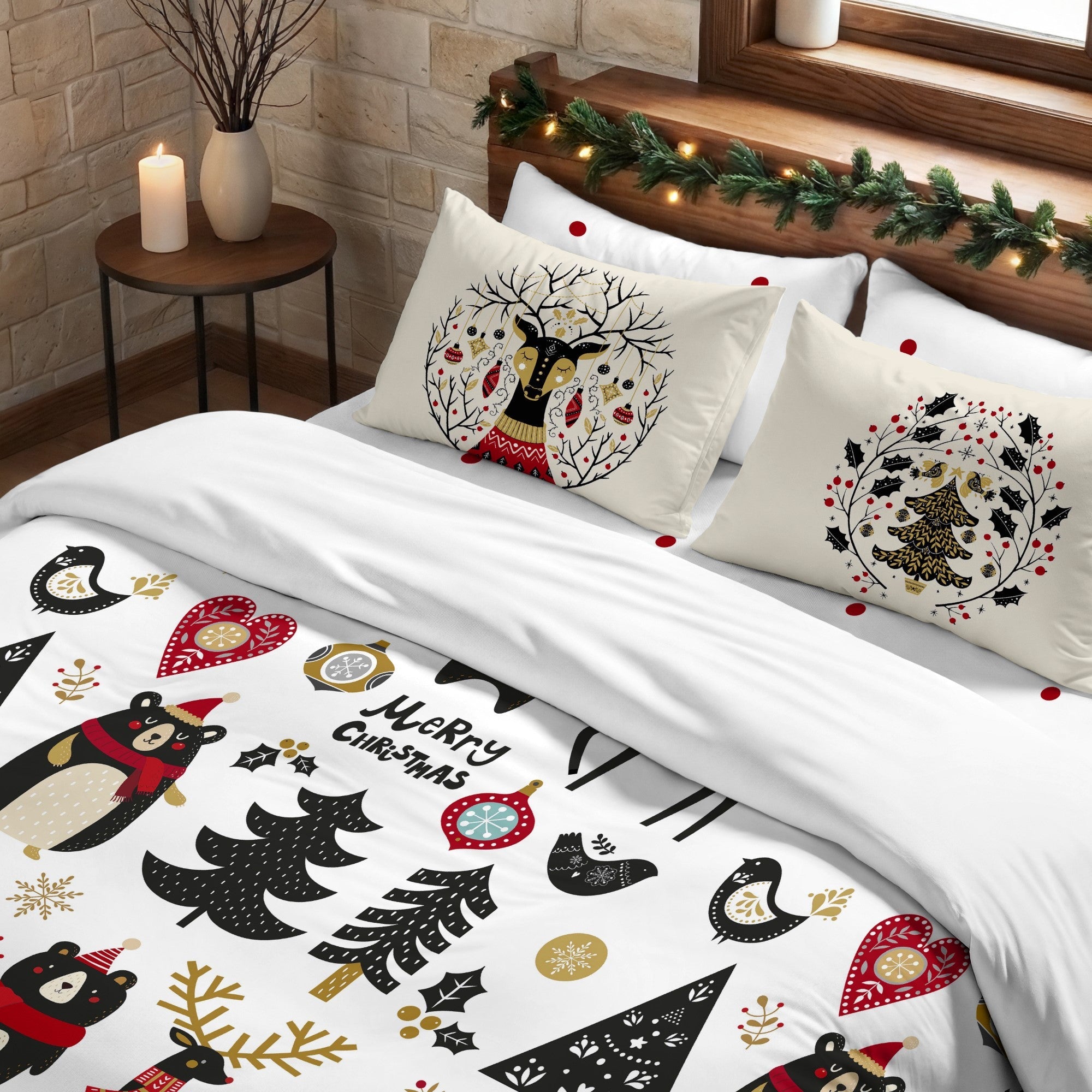 Housse de couette avec boutons-pression Laponia 18 140x200 cm - 2