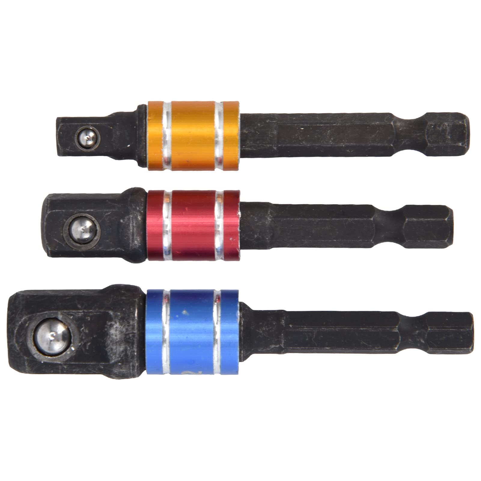 FACULX Adattatore Per Bit, 1/4 Con Attacco Quadrato A 1/4 Con Codolo Esagonale, Convertitore Per Cacciavite - Foto 5