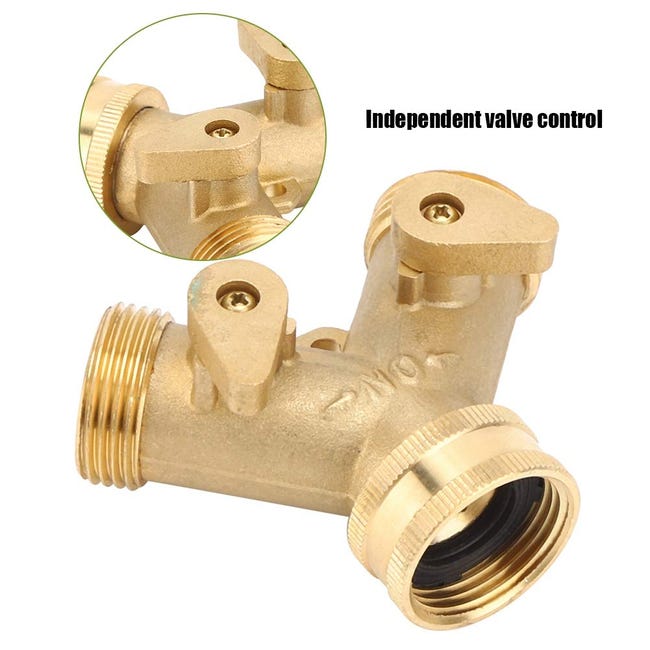 Raccordi Ottone Tubi Flessibili Set 4 Raccordi Universali In Ottone Per Tubi Flessibili - Montaggio Rapido, Resistente Alla Corrosione Pozzetto Irrigazione - Foto 5