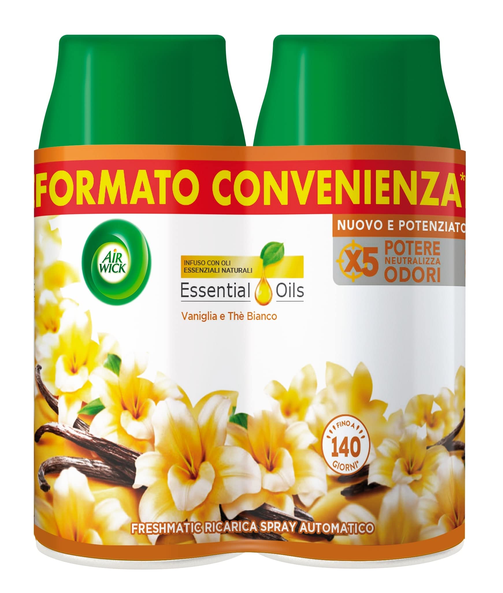 Distributore Automatico Di Deodorante Per Ambienti Freshmatic – A Parete O Autoportante Con Telecomando – Per Casa, Ufficio, Bagno