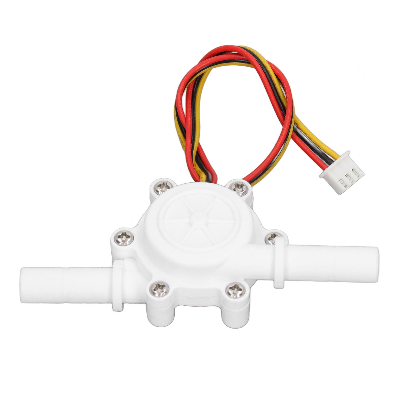 Sensore di flusso ad effetto Hall Interruttore dell'acqua Misuratore di portata del fluido DC3.5-24V 0.3-10L/min 25cm 180 gradi G3/8 - 3