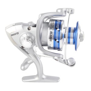 Moulinet De Pêche En Métal, Moulinet De Pêche En Acier Inoxydable Sans Interruption Haute Vitesse 5 21 Leger Pour Eau Douce Et Eau Salee Hfb5000