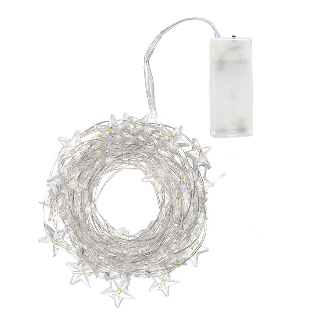 561081 Guirlande 50 LED LIGHT CHRISTMAS INSIDE sous forme d'étoiles à piles - 6
