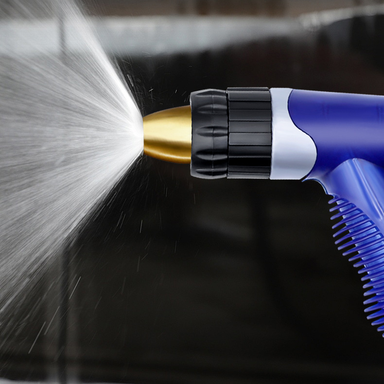 Pistola per Irrigazione da Giardino, Pistola ad Acqua ad Alta Pressione, 3 Modalità di Irrigazione per Prato, Giardino e Lavaggio Auto, Rosso - 5