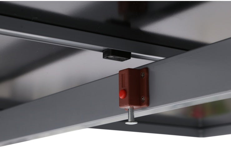 Stół ogrodowy aluminiowy rozkładany Ontario 200+100 cm Grey / Light Grey - 3