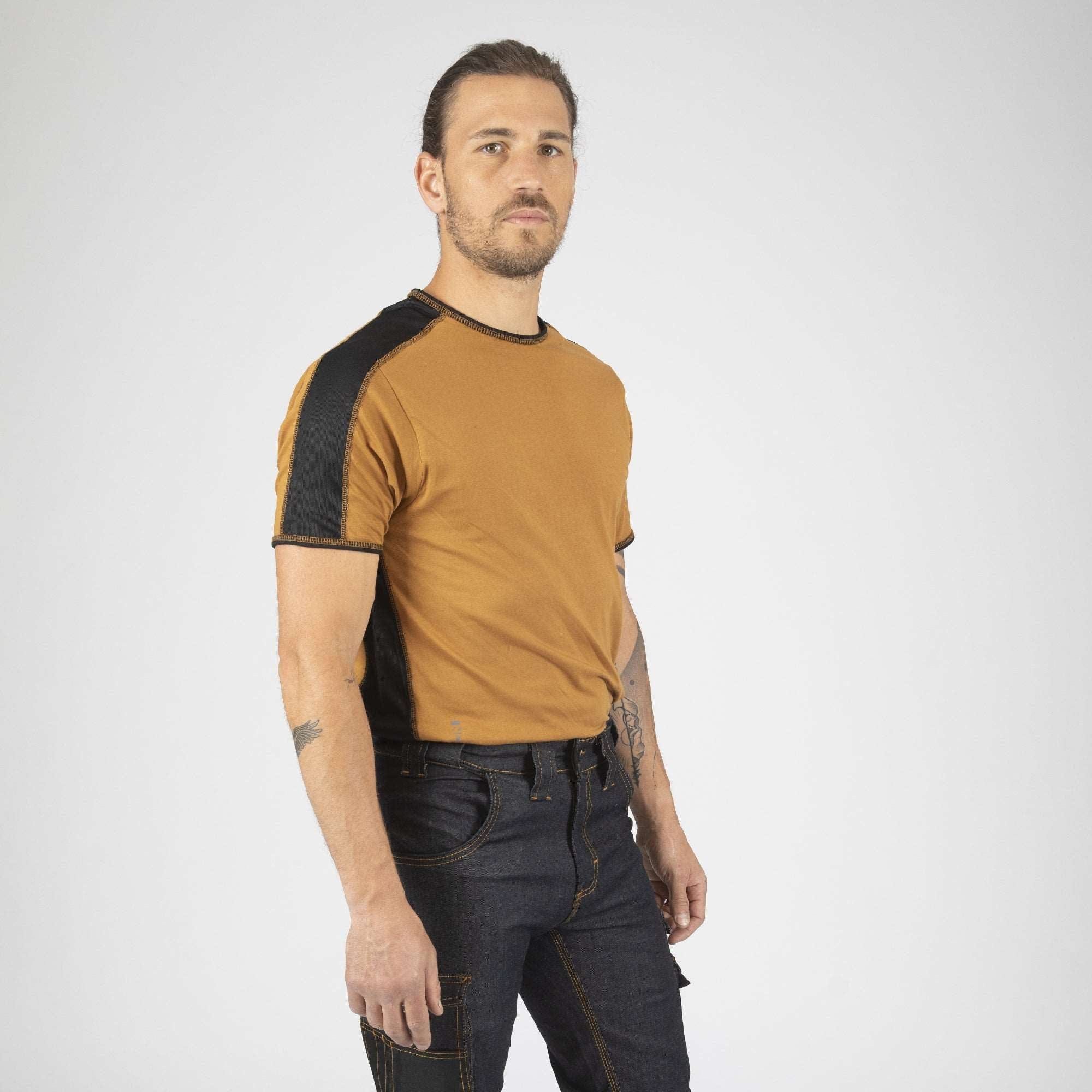 ANDY CAMISETA DE MANGA CORTA 1400 Camel 4XL | Leroy Merlin