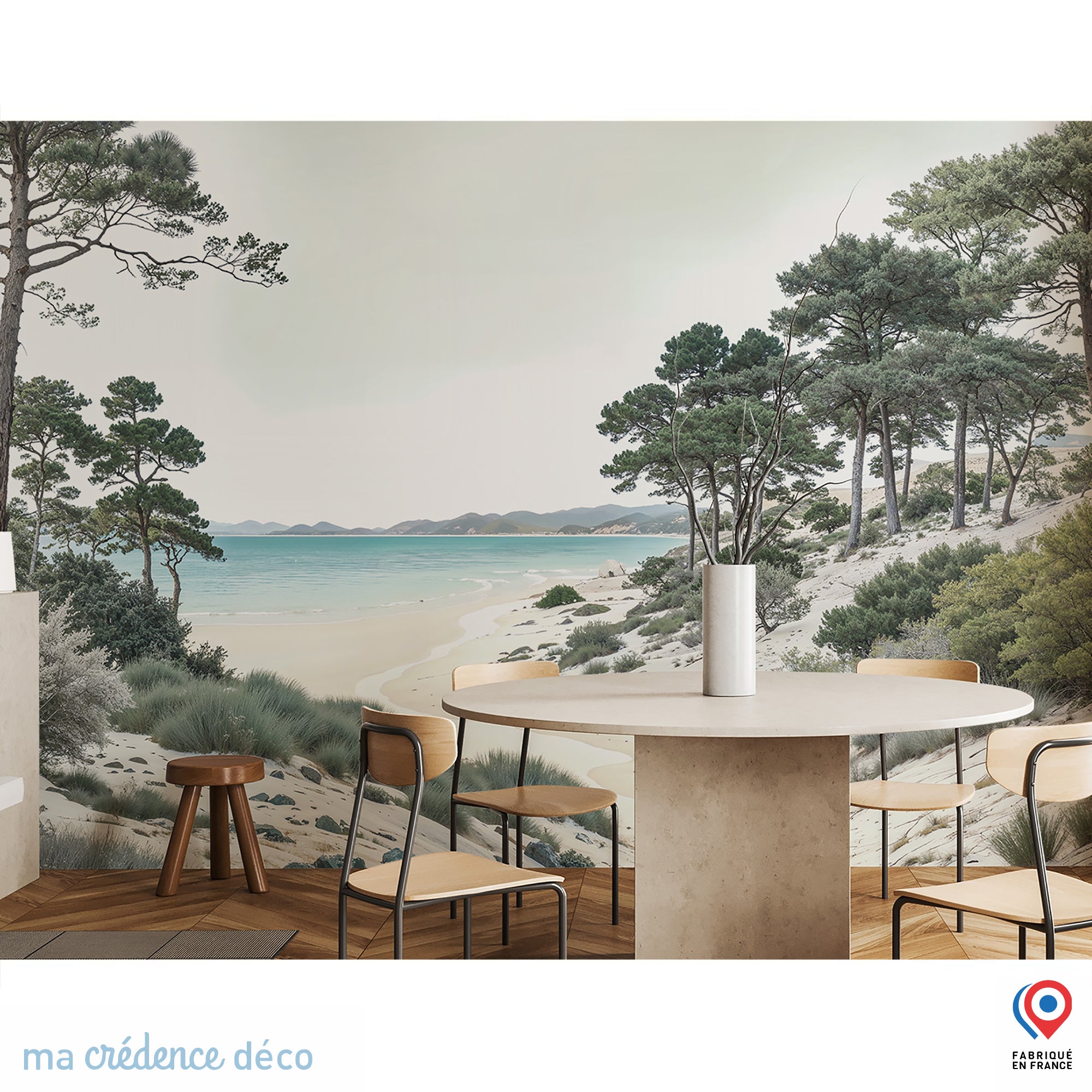Papier Peint - Côte d’Azur 200x250cm - Intissé main image 1