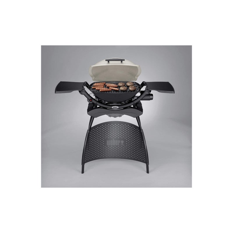WEBER - Barbecue a gas - Supporto Q 2000 nero - 9 coperchi - Nero - 3