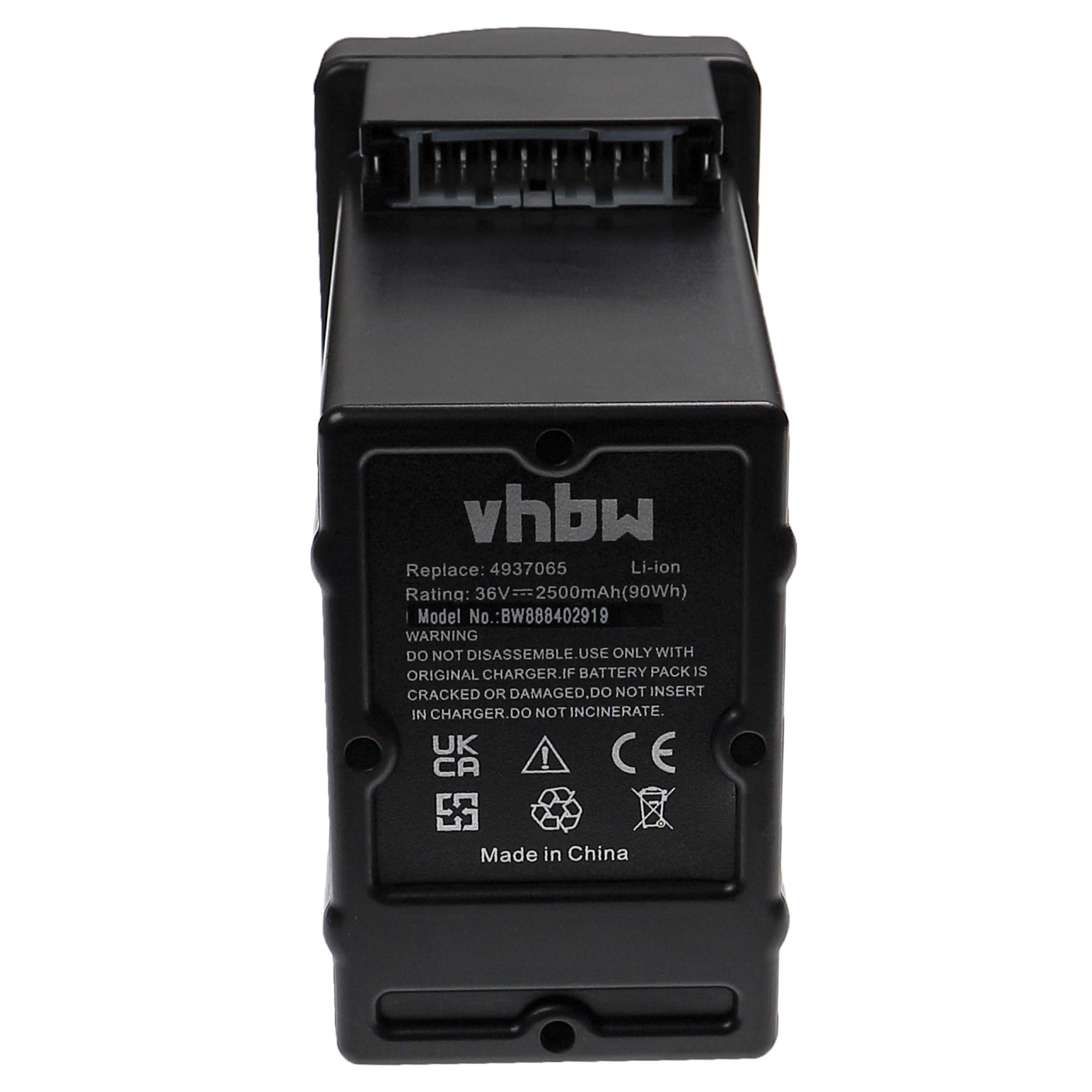 Vhbw Batterie compatible avec Wolf Garten LiIon Power 37, LiIon Power — free download