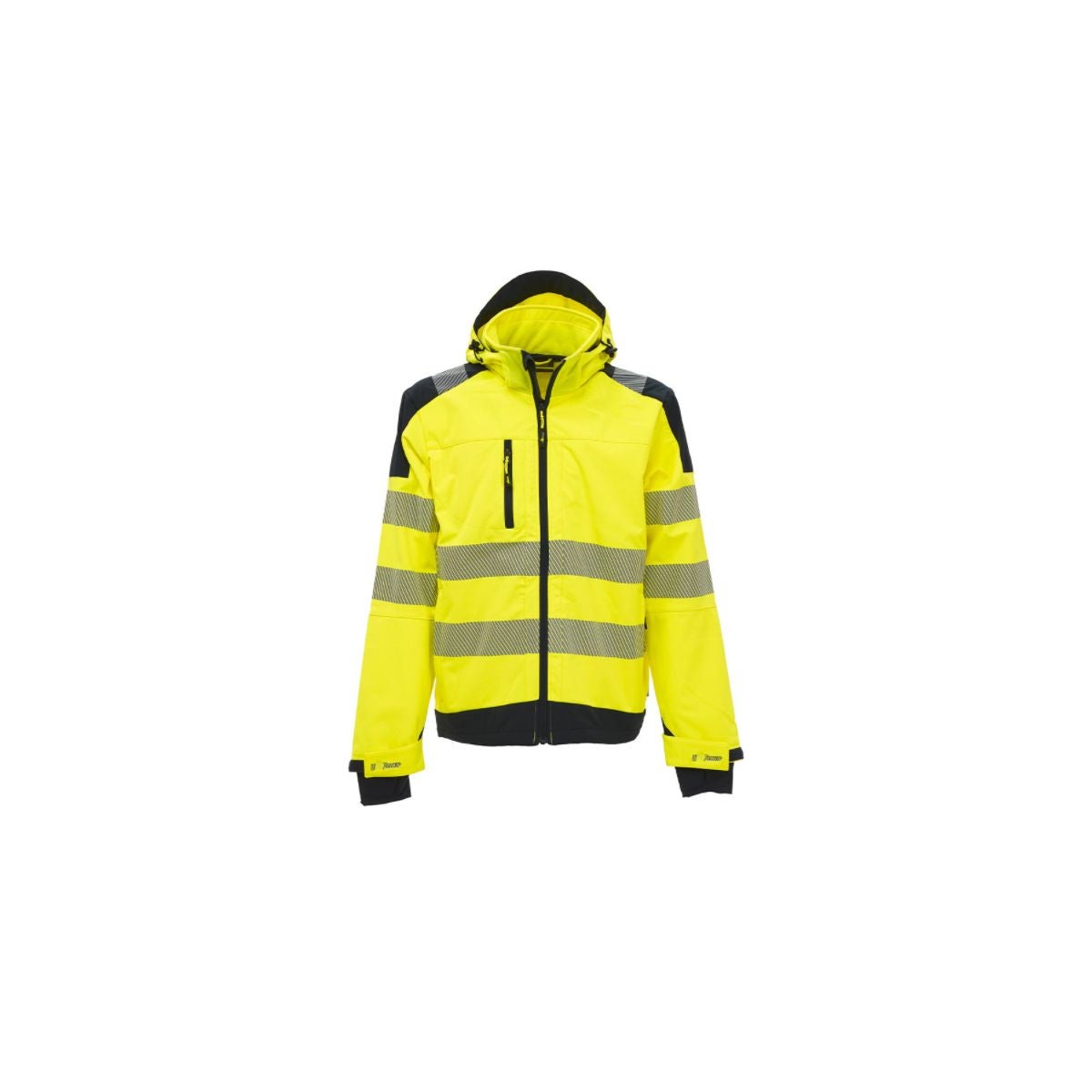 Veste Softshell haute visibilité MIKY Jaune Fluo - U Power - Taille XL - 2