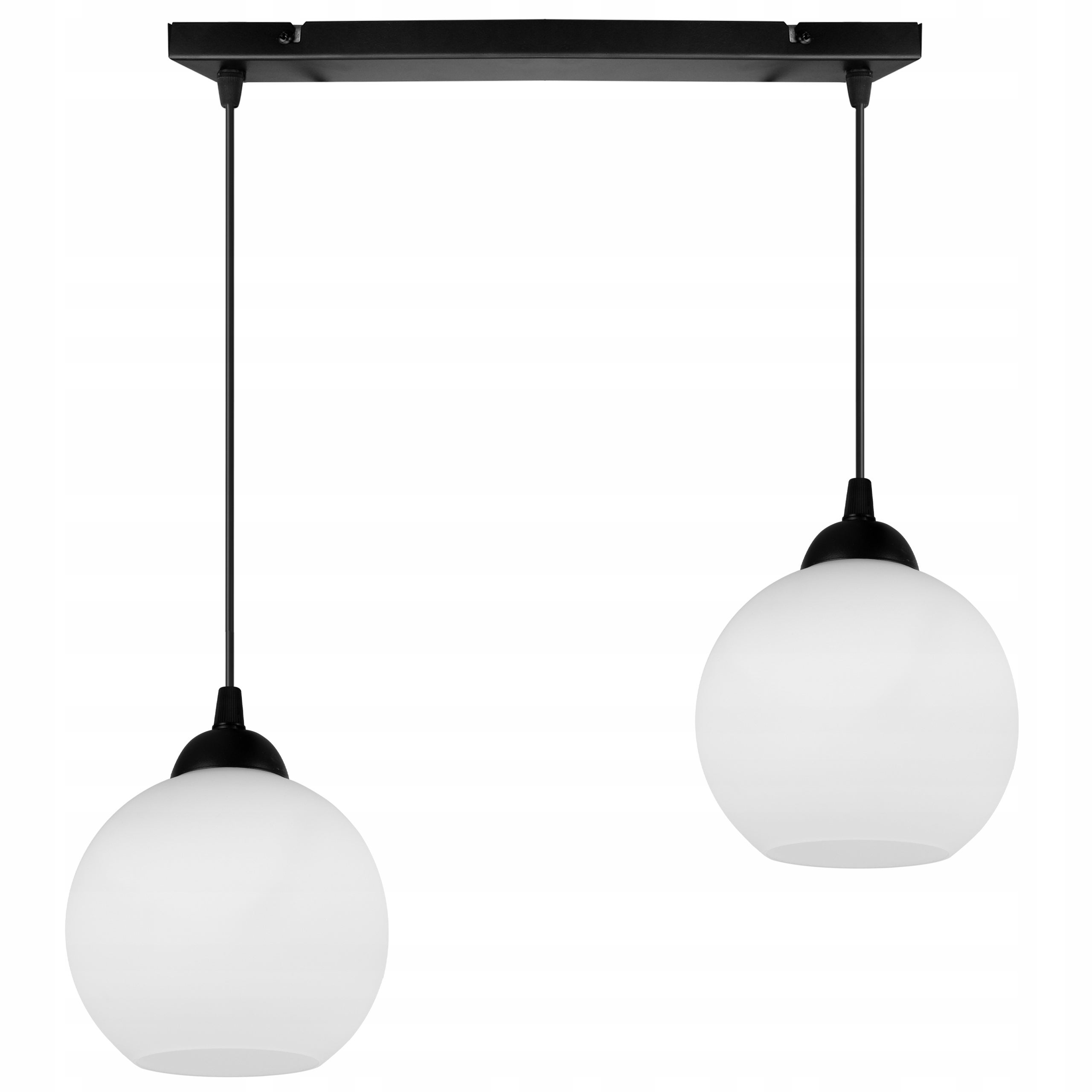 Lampa sufitowa wisząca Spider Eliza boho 2xE27 abażur kula biała Light Home LH