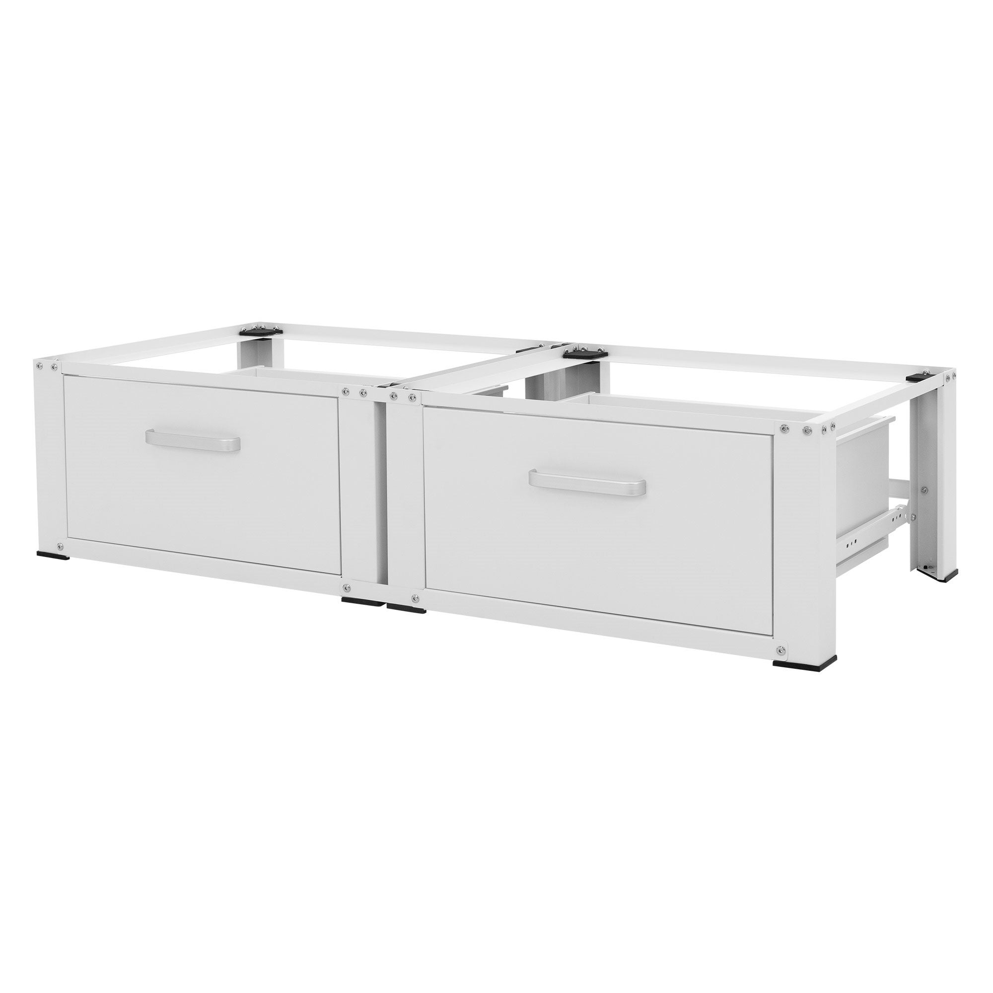 Socle Double Pour Machine à Laver Et Sèche-Linge – Noir – 150 Kg