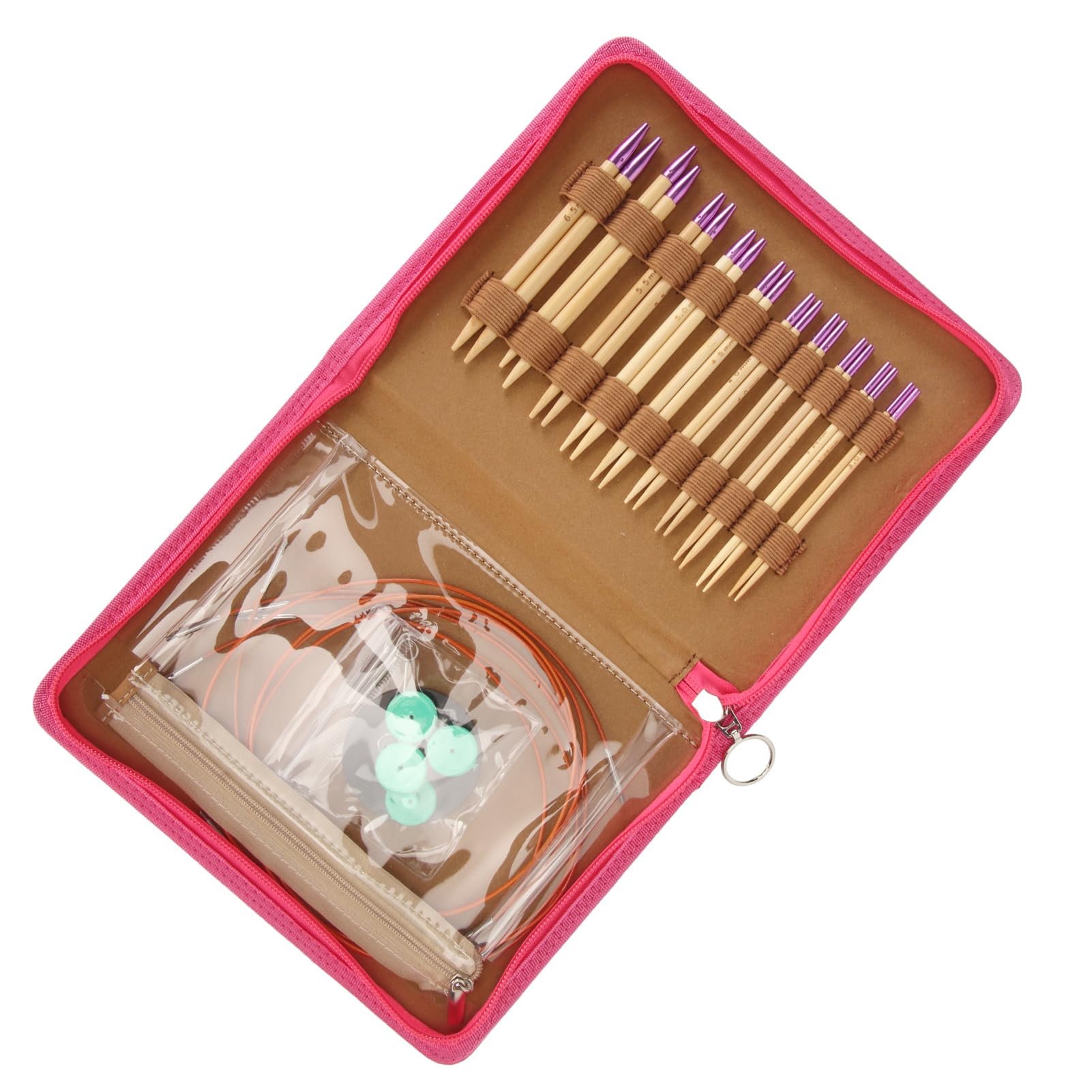 Set di ferri da maglia circolari da 10 paia, set di ferri da