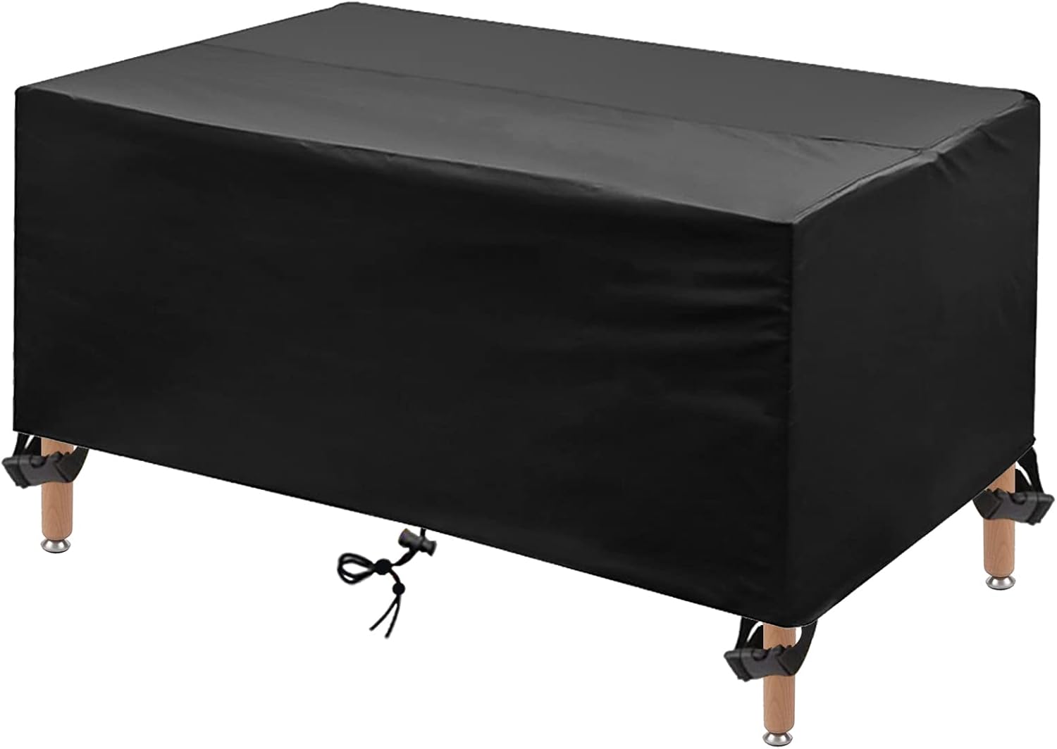 Pokrowiec na meble ogrodowe, wodoodporny i pyłoszczelny pokrowiec ochronny, plandeka ogrodowa z poliestru, 123*123*74cm