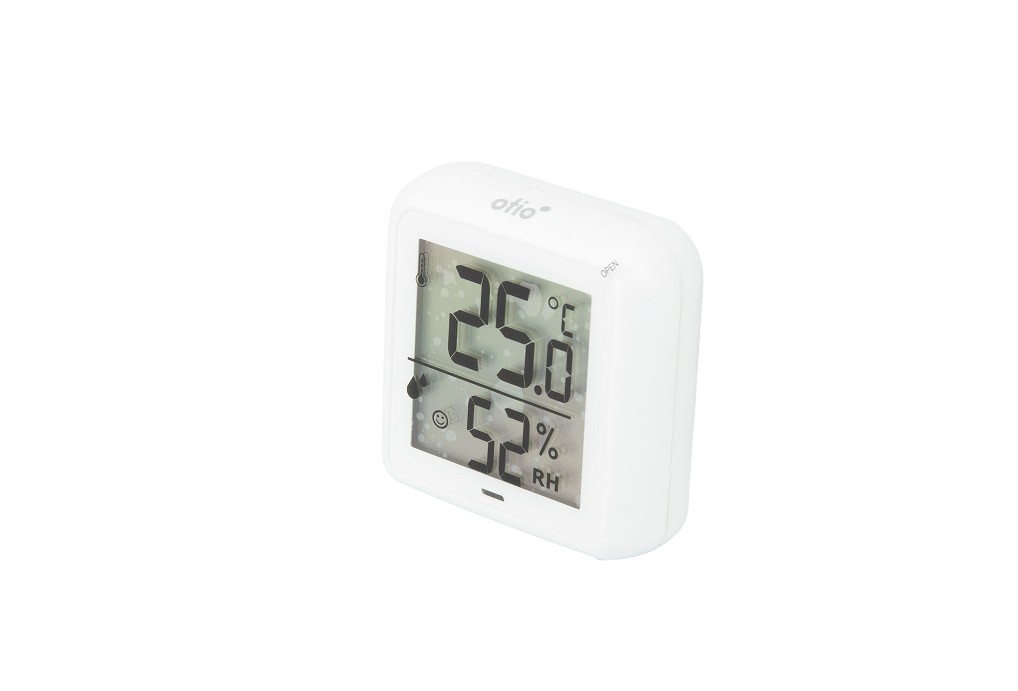 Thermomètre hygromètre intérieur + capteur - Blanc - Otio - 3