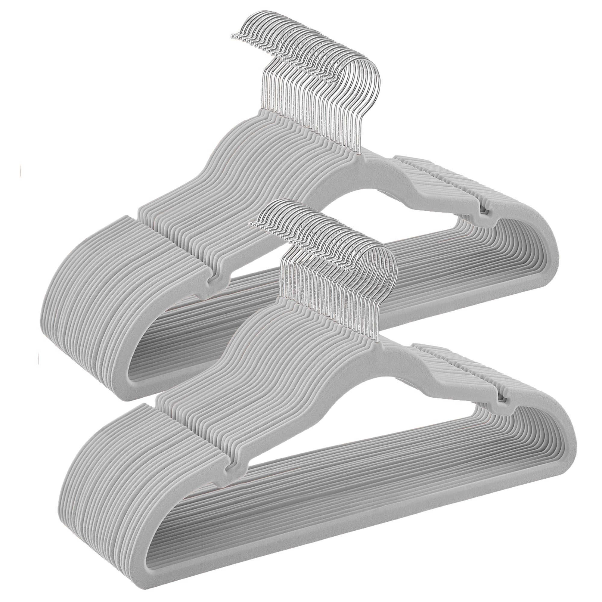 Grucce Appendiabiti In Velluto SONGMICS - 30 Pezzi Antiscivolo Con Barra Pantaloni, Ideali Per Ottimizzare Spazio Armadio - Foto 4