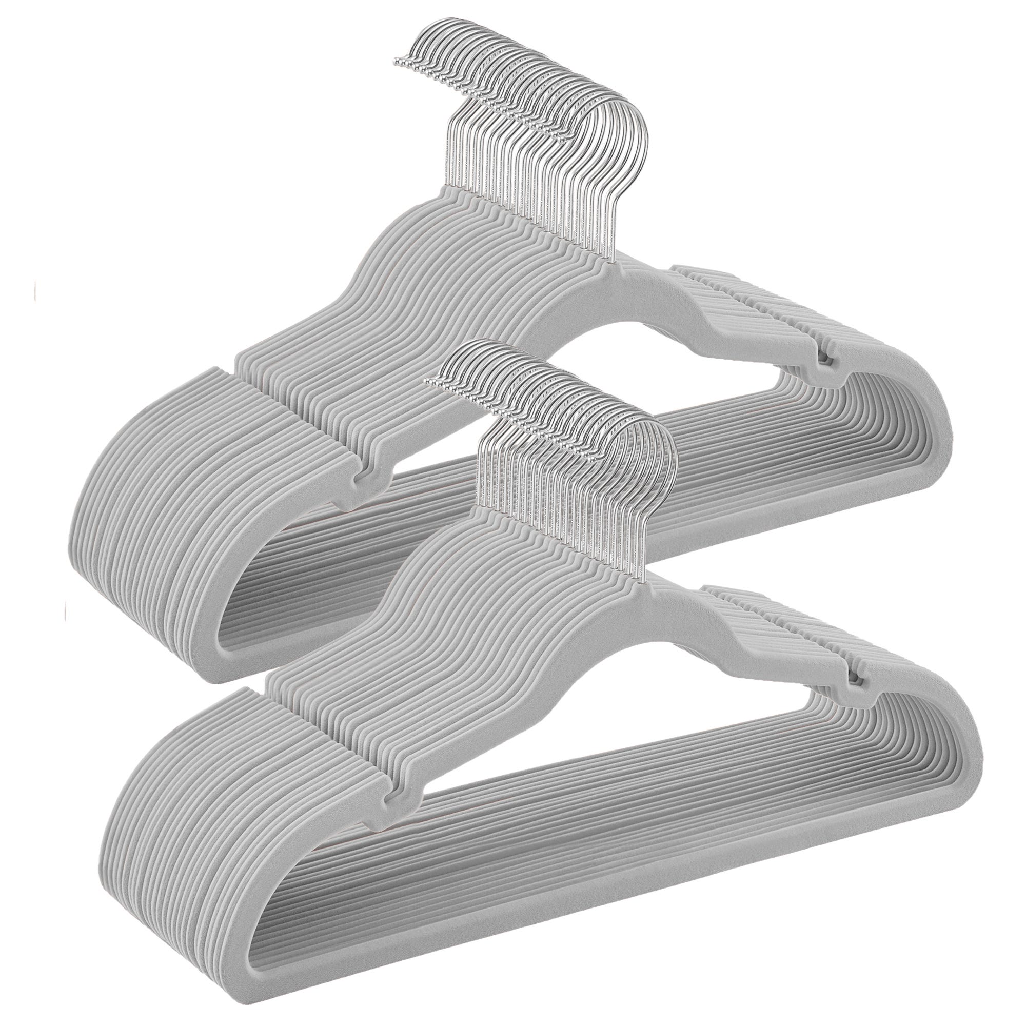 Grucce Appendiabiti In Velluto SONGMICS - 30 Pezzi Antiscivolo Con Barra Pantaloni, Ideali Per Ottimizzare Spazio Armadio - Foto 4
