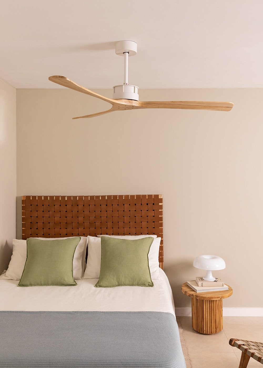 WIND LARGE DC - Ventilateur de Plafond 40W Silencieux XL Ø152 cm - Sans Lumière et Sans WIFI - 2