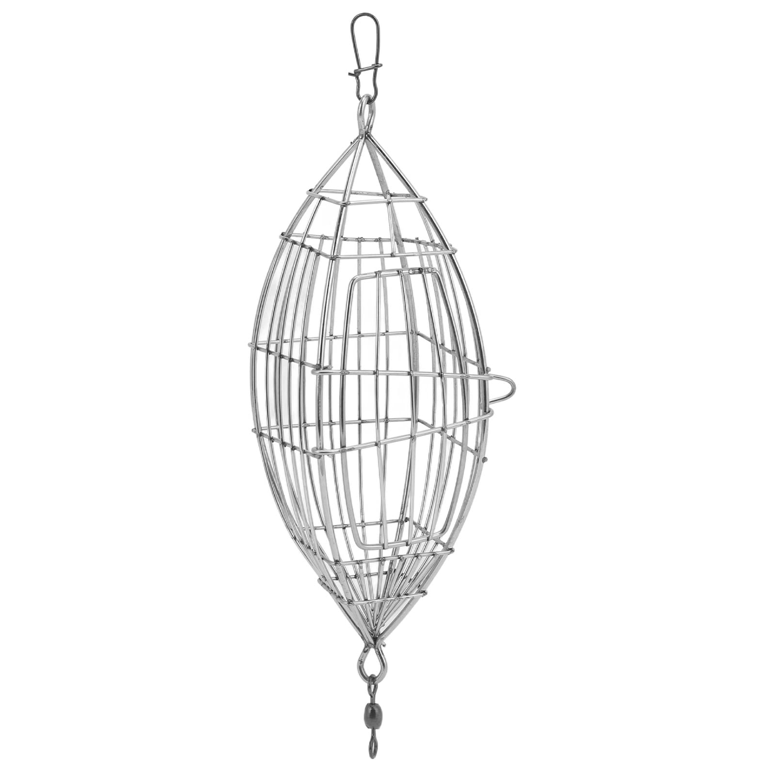 Kosz na przynęty wędkarskie ze stali nierdzewnej pułapka na karpie koszyk do przechowywania przynęt na krewetki kraby M cm cala długości