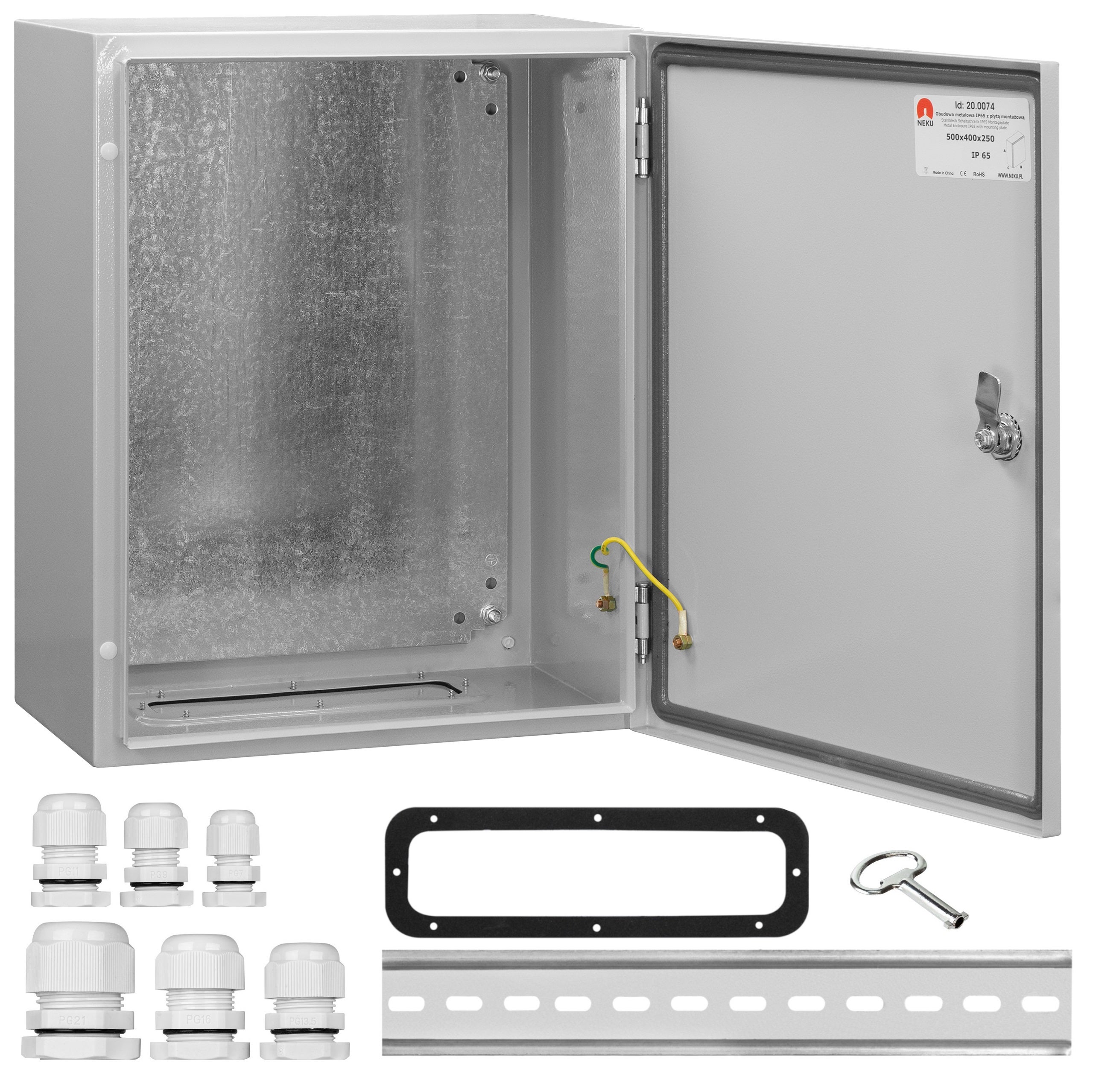 SKRZYNKA ELEKTRYCZNA ROZDZIELNIA IP65 DIN 50x40x25