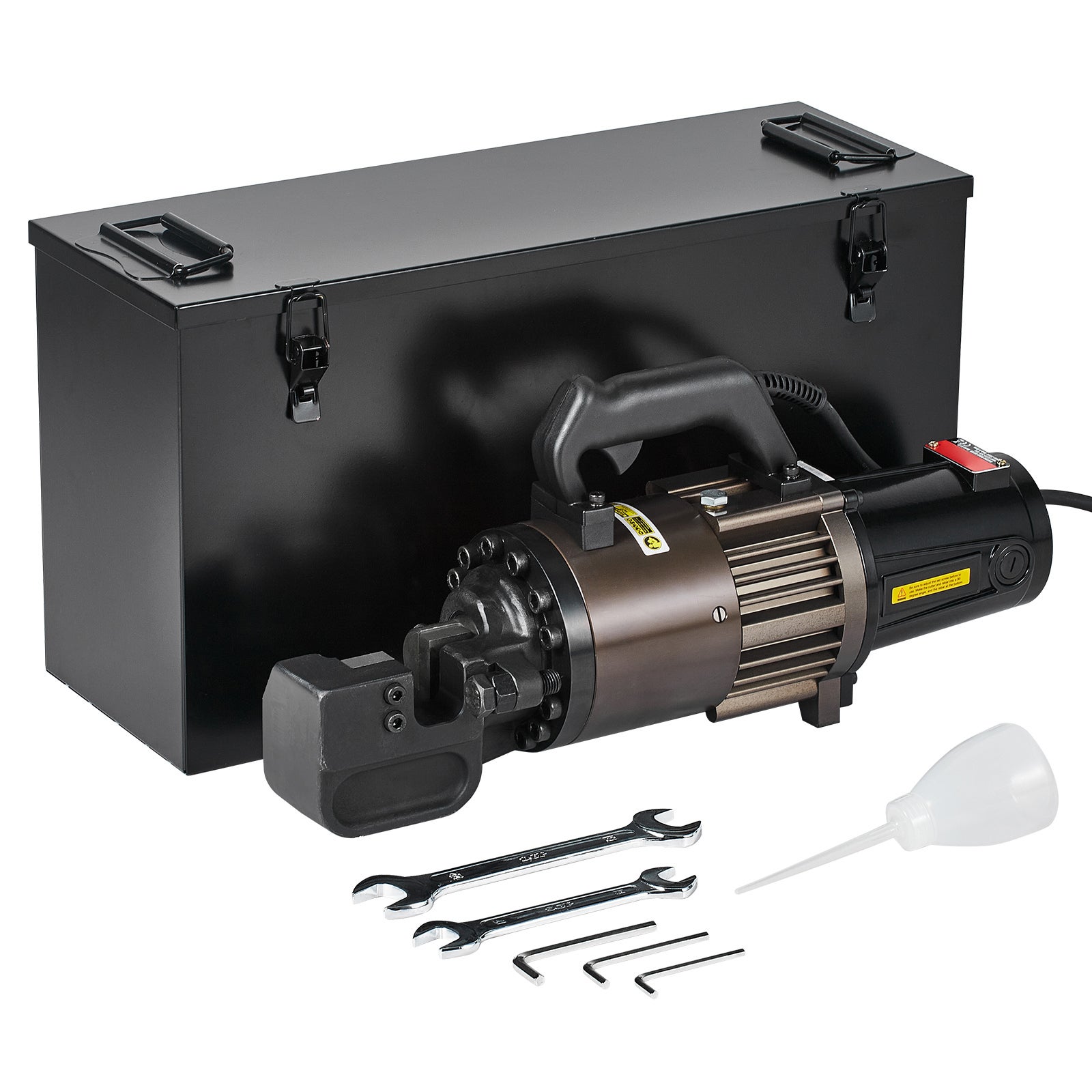 Coupe-barres hydraulique électrique SucceBuy 2300W,portable,coupe 5-32mm en 4,5s,haute puissance,hydraulique,acier,noir,220V,métal/noir - 3