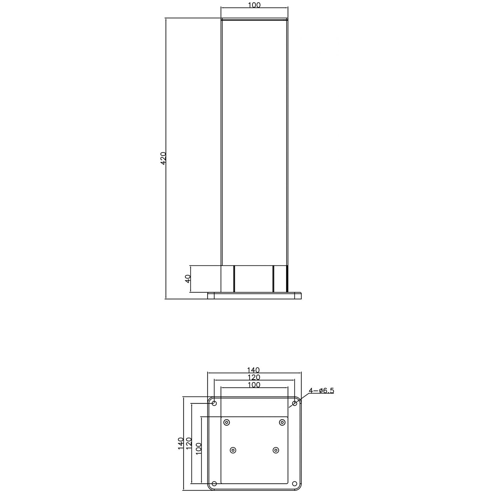 Colonnina elettrica da esterno multipresa verticale esterno giardino 2 prese corrente per ricarica alimentazione 230V IP68 / IP54 - 4