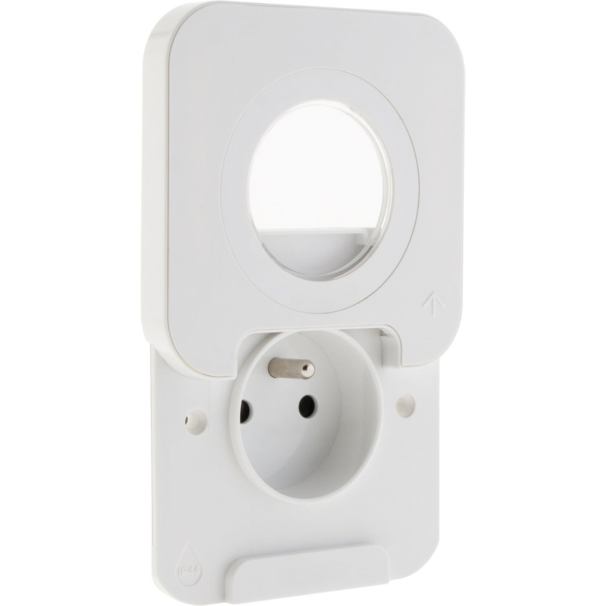 Prise étanche Cover IP44 16A - Blanc - Protec - 5
