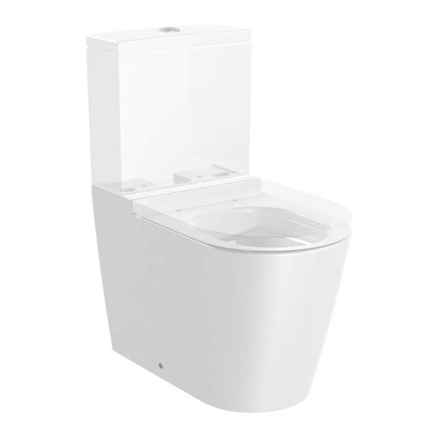 Inspira ROUND - Cuvette au sol Rimless à évacuation dual Roca A342526000 (sans réservoir et siège)