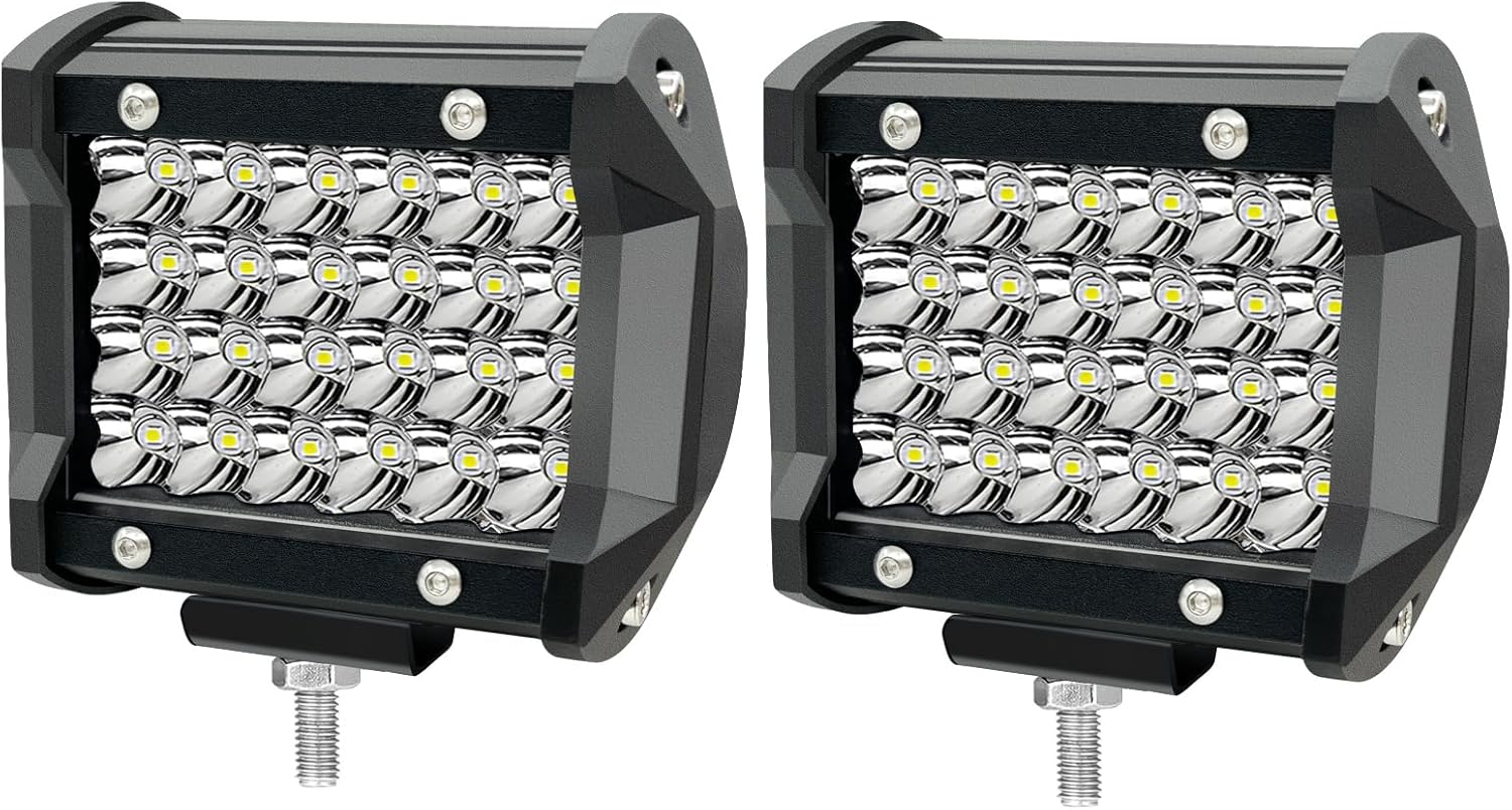 Wodoodporny reflektor LED - do samochodów osobowych, ciężarowych, traktorów - reflektor przeciwmgielny LED - (2 sztuki)