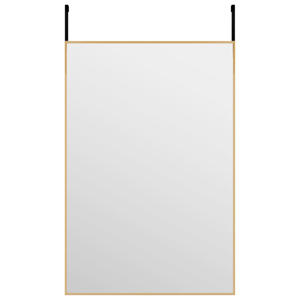Miroir de porte Doré 40x60 cm Verre et aluminium - 2